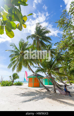 Worthing Beach, Christ Church, Barbade, Antilles, Caraïbes, Amérique Centrale Banque D'Images