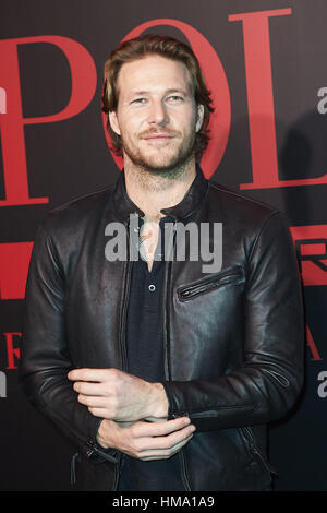 Madrid, Espagne. 1er février, 2017. L'acteur australien LUKE BRACEY présente son nouveau parfum 'Ralph Lauren' et son image en tant qu'ambassadeur du parfum Estudio Cenital de Madrid. Crédit : Jack Abuin/ZUMA/Alamy Fil Live News Banque D'Images