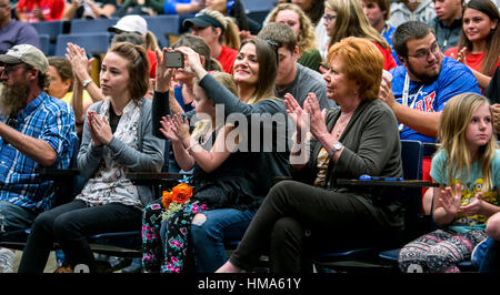 Pinellas Park, Florida, USA. 1er février, 2017. CHERIE DIEZ | fois.Signature nationale Journée à Pinellas Park Haut, Pinellas Park, FL, le Mercredi, Février 1, 2017. Credit : Cherie Diez/Tampa Bay Times/ZUMA/Alamy Fil Live News Banque D'Images