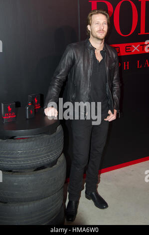 Madrid, Espagne. 1er février, 2017. Luke Bracey assiste à la nouvelle Frangance Ralph Lauren Polo 'Extreme' rouge présentation à Estudios Cenital le 1er février 2017 à Madrid, Espagne. | Verwendung weltweit/alliance photo Credit : dpa/Alamy Live News Banque D'Images