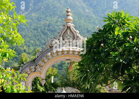 Le monde du yoga capitol rishikesh en Inde. Banque D'Images