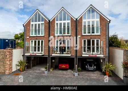 Vue générale du quai de Chichester dans le West Sussex city Banque D'Images