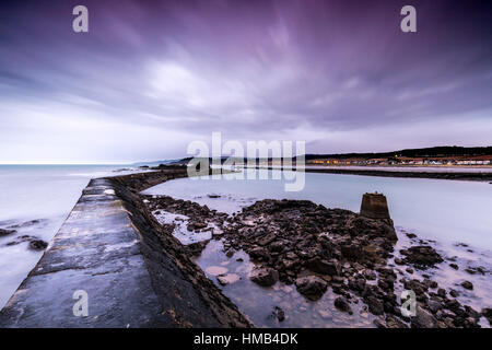 Mur du port, servantes, South Ayrshire, Ecosse - Photographe : Brian Duffy Banque D'Images