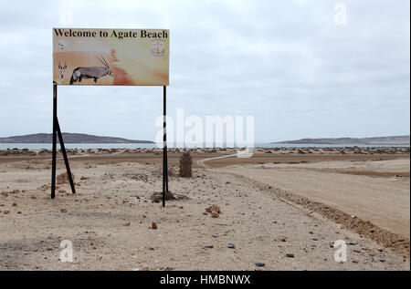 L'agate Beach à Luderitz en Namibie Banque D'Images