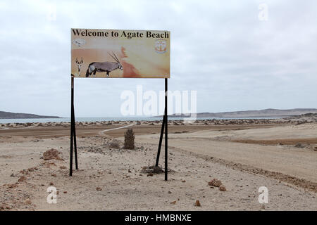 L'agate Beach à Luderitz en Namibie Banque D'Images