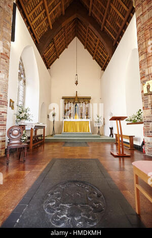 Église de St Julien, le culte de Julienne de Norwich Banque D'Images