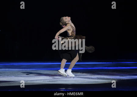 Les artistes interprètes ou exécutants participent à 'Revolution' sur la glace à Vista Alegre Palace à Madrid, Espagne comprend : Kiira Korpi Où : Madrid, Espagne Quand : 01 Jan 2017 Crédit : Oscar Gonzalez/WENN.com Banque D'Images