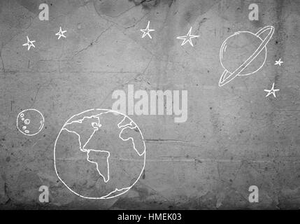 Appelée Terre planète Banque D'Images