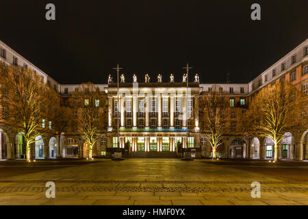 L'hôtel de ville à Wuppertal Barmen, Allemagne Banque D'Images