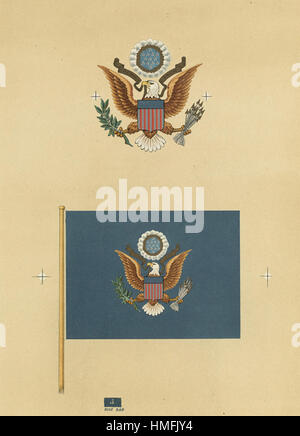 Louis Prang - Grand Sceau des États-Unis Banque D'Images