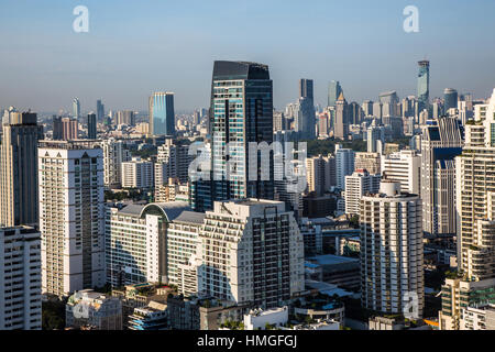 Vue de la ville dans la matinée Banque D'Images