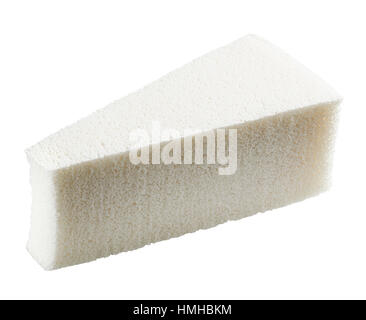 Découper une image de beauté d'un échantillon de blanc de mousse ou une éponge Banque D'Images
