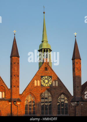 Les services sociaux "Heiligen-Geist-Hospital' à Luebeck, Allemagne Banque D'Images