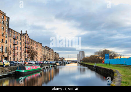 Speirs, Quai de suite et canal de Clyde, Glasgow Banque D'Images
