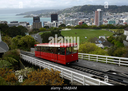 Le funiculaire de Wellington, Nouvelle-Zélande Banque D'Images