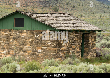 Le rock sudiste, Écart Camp Ranch, Burns District Bureau de la gestion des terres, de l'Oregon Banque D'Images