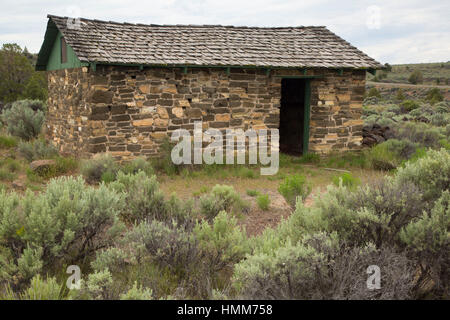 Le rock sudiste, Écart Camp Ranch, Burns District Bureau de la gestion des terres, de l'Oregon Banque D'Images