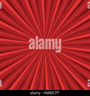 Rayons rouges rétro arrière Illustration de Vecteur