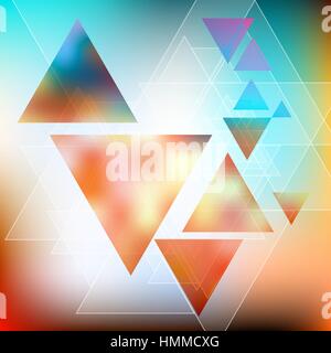 Résumé fond triangulaire Illustration de Vecteur