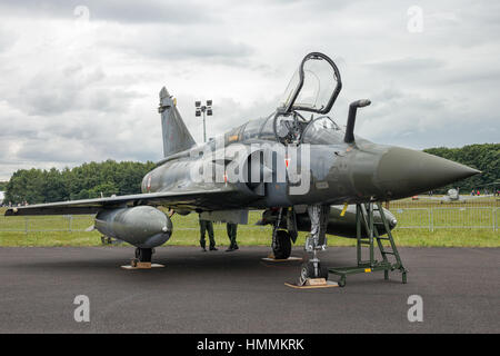 GILZE RIJEN, Pays-Bas - JUN 20, 2014 : French Air Force Mirage 2000 sur l'affichage à l'Armée de l'air néerlandaise Journées Portes Ouvertes Banque D'Images