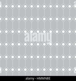 Modèle sans couture. Texture géométrique avec la répétition des diamants et des points. Web. En toile de fond. Monochrome. Vector illustration Illustration de Vecteur