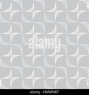 Modèle sans couture. Texture géométrique avec la répétition d'éléments circulaires. Web. En toile de fond. Monochrome. Vector illustration Illustration de Vecteur