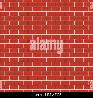 Seamless Texture mur de briques rouges Illustration de Vecteur