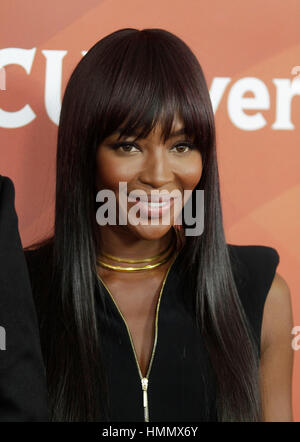 Naomi Campbell arrive à la TCA Press Tour NBCUniversal le 7 janvier 2013, à Pasadena, en Californie. Photo par Francis Specker Banque D'Images