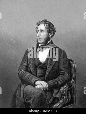 ANTHONY Ashley Cooper, 7e comte de Shaftesbury (1801-1885) Homme politique et réformateur social Anglais Banque D'Images