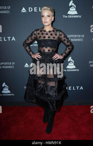 Los Angeles, CA, USA. Feb 9, 2017. Halsey au Delta Airlines Grammy 2017 Célébration à beauté et Essex en Los Angeles, Californie le 9 février 2017. Banque D'Images