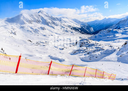 Sur les montagnes et les pistes de ski d''Obertauern, Autriche Banque D'Images