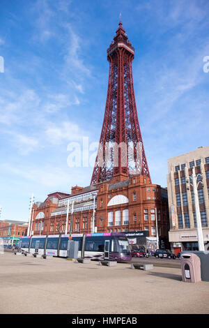 La tour de Blackpool, Blackpool front Banque D'Images