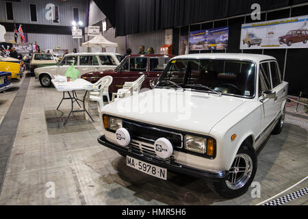 1980 Seat 124. Retro 2017 Málaga Banque D'Images