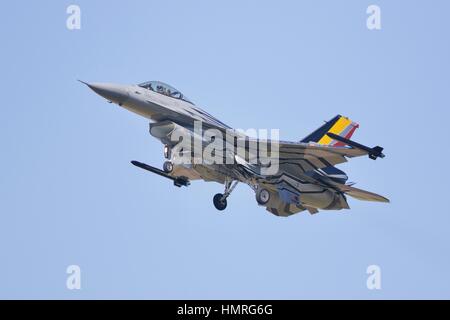 La composante aérienne belge F-16 Fighting Falcon Banque D'Images