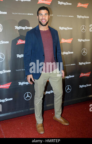 Houston, Texas, USA. Feb, 2017 4e. arrive au Superbowl Rolling Stone Party au Musée de Beaux-Arts de Houston le 4 février 2017 à Houston, Texas. Crédit : l'accès Photo/Alamy Live News Banque D'Images