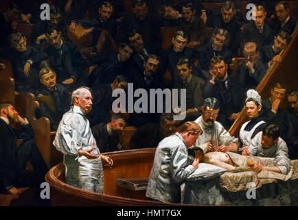 Thomas Eakins (1844-1916) "l'Agnew Clinic", huile sur toile, 1889 Banque D'Images