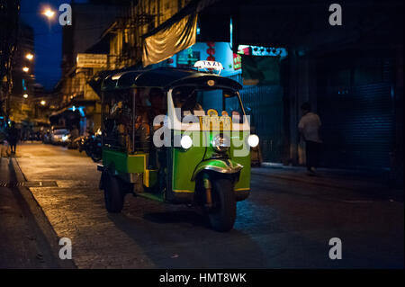 Tuk Tuk a Bangkok, Thaïlande Banque D'Images