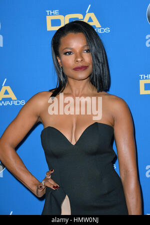 LOS ANGELES, CA. 4 février 2017 : actrice/directeur Keesha Sharp à la 69e assemblée annuelle Directors Guild of America Awards (DGA Awards) au Beverly Hilton Hotel, Beverly Hills. Photo : Sarah Stewart Banque D'Images