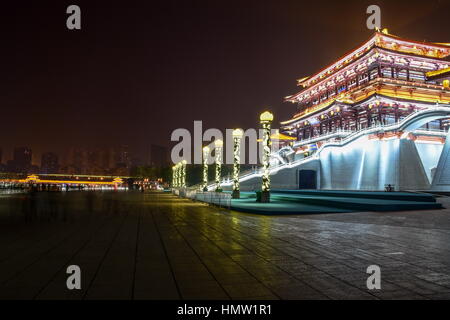 22 janvier 2017 - Xi'An, Xi'an, Chine - Xi'an, Chine-Janvier 22 2017 : (usage éditorial uniquement. Chine OUT) ..lanterne spectaculaire show est tenue à Xi'an, capitale de la province de Shaanxi, dans le nord-ouest de la Chine, 22 janvier 2017, mettant en vedette divers lampions de formes différentes. (Crédit Image : © SIPA l'Asie via Zuma sur le fil) Banque D'Images