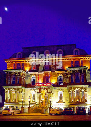 Grand Hotel Tynemouth Banque D'Images