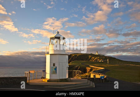 Tôt le matin, la lumière, la tête' Établissement"Sumburgh Shetland, Écosse, Royaume-Uni. Banque D'Images