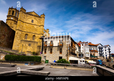 Getaria, Gipuzkoa, Pays Basque, Espagne. Banque D'Images