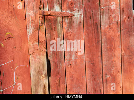 Vieille porte de grange, de la Suède, Scandinavie Banque D'Images
