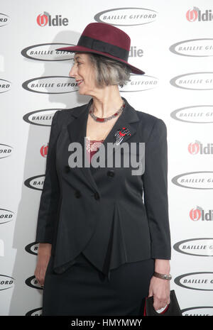 Maureen Lipman assistant à l'ancien de l'année des prix à des Simpsons dans le Strand, le centre de Londres. Banque D'Images