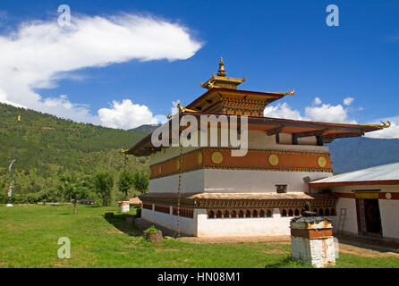 Chimi Lhakhang temple à Punakha Banque D'Images