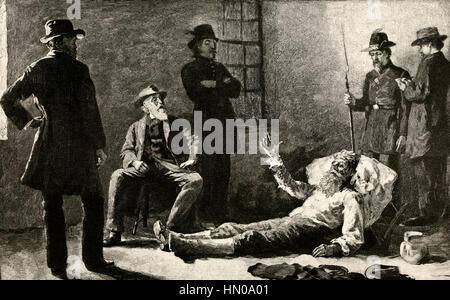 John Brown après la capture, Harpers Ferry, New York, 1859 Banque D'Images