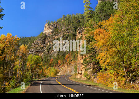 Spearfish Canyon, Black Hills, Spearfish, South Dakota, USA Banque D'Images