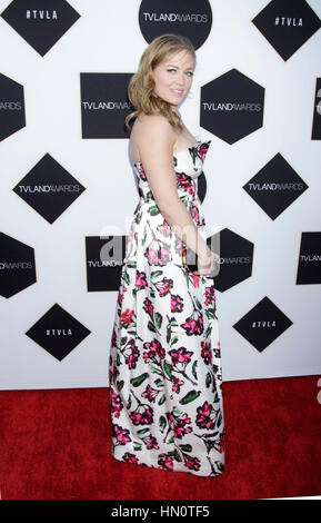 Erika Christensen arrive à la TV Land Awards le 11 avril 2015 à Beverly Hills, Californie. Photo par Francis Specker Banque D'Images