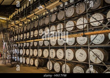 La Distillerie Old Pulteney Banque D'Images