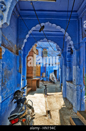 Ville Bleue Jodhpur, Rajasthan, India Banque D'Images